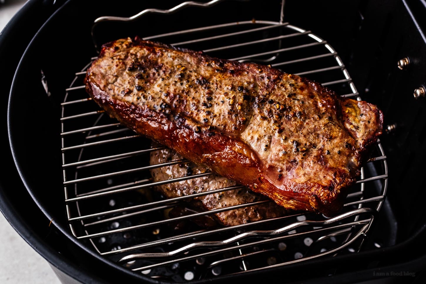 air fryer steak sear | www.iamafoodblog.com