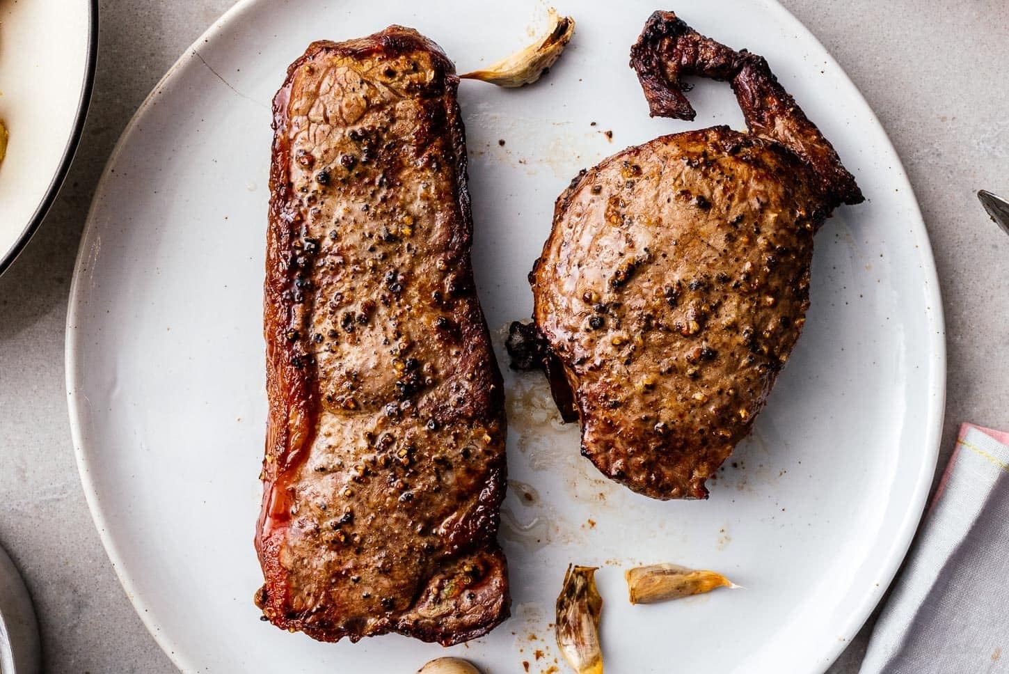 sirloin and striploin | www.iamafoodblog.com