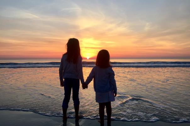 sunset silhouette