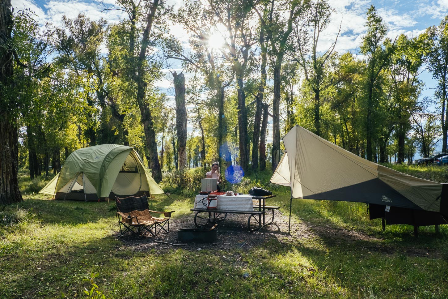 camping in grand teton | www.iamafoodblog.com
