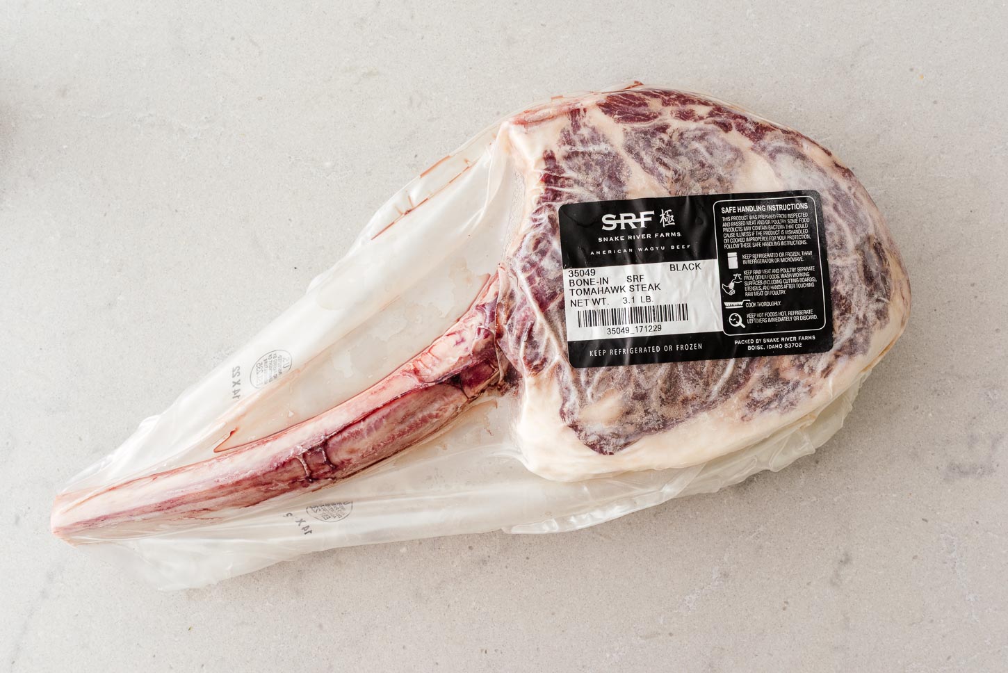 snake river farms tomahawk steak | www.iamafoodblog.com