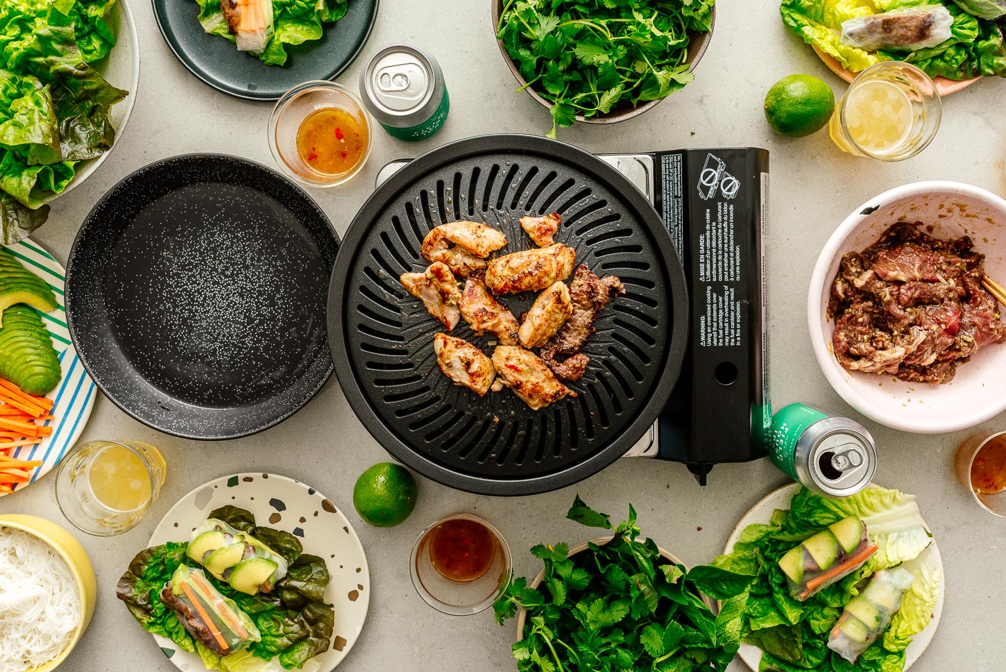 vietnamese salad roll party | www.iamafoodblog.com