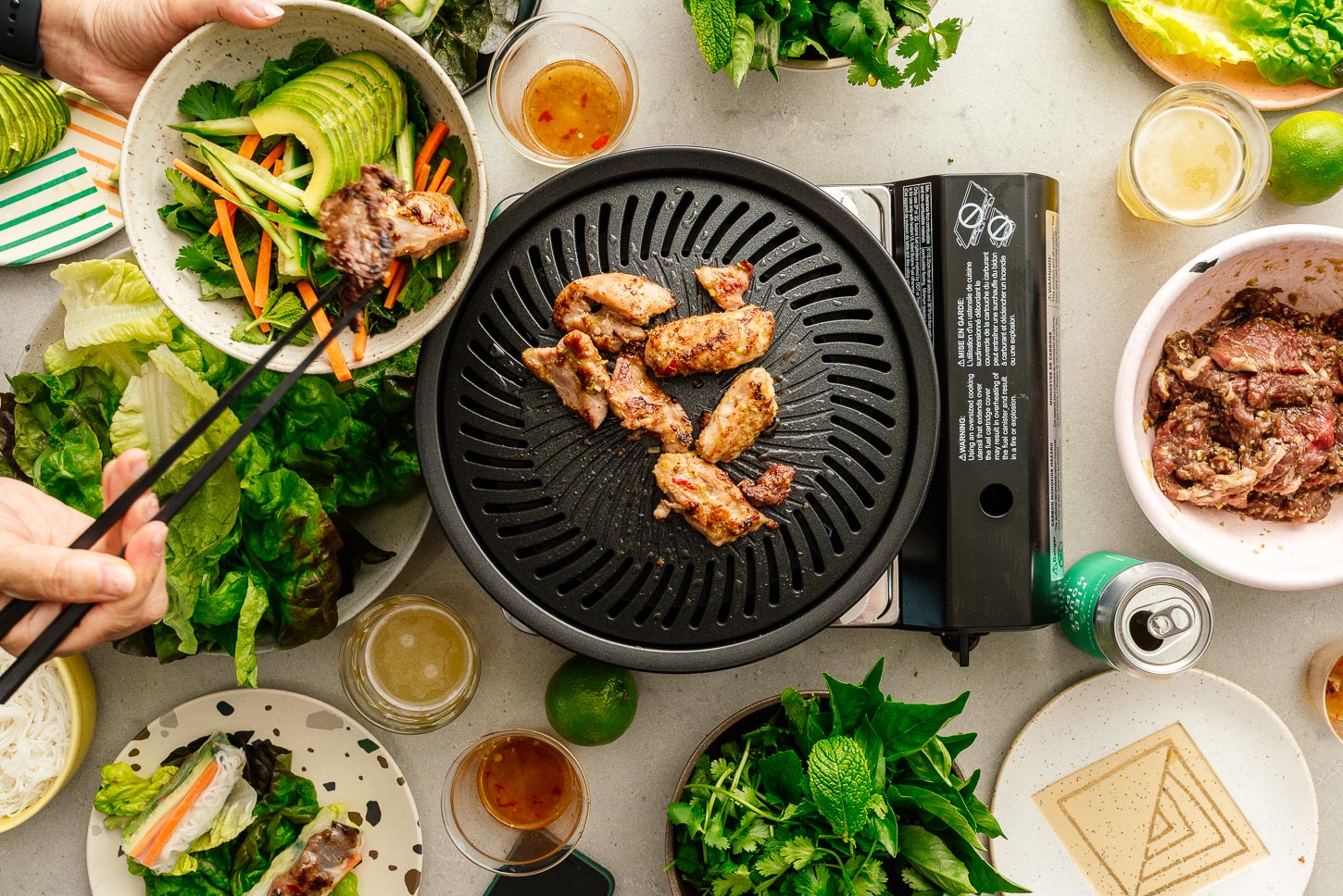 vietnamese salad roll party | www.iamafoodblog.com