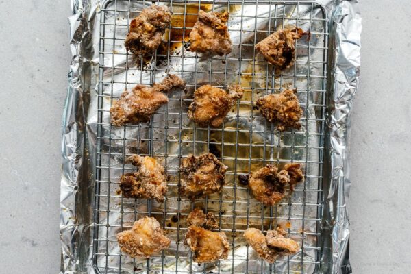 baked taiwanese popcorn chicken | www.iamafoodblog.com