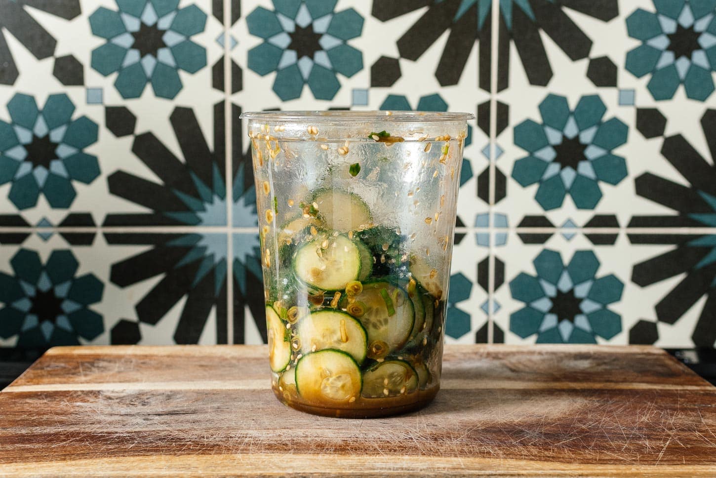 tiktok cucumber salad | www.iamafoodblog.com